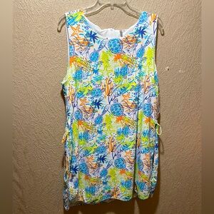 Floral NWT Swim Dress with Shorts XL